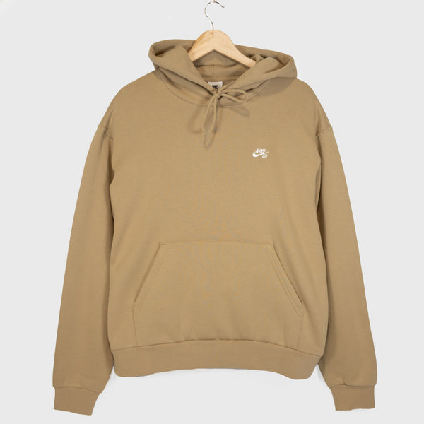 Nike SB - Essential Logo Pullover Hooded Sweatshirt - Parachute Beige / White