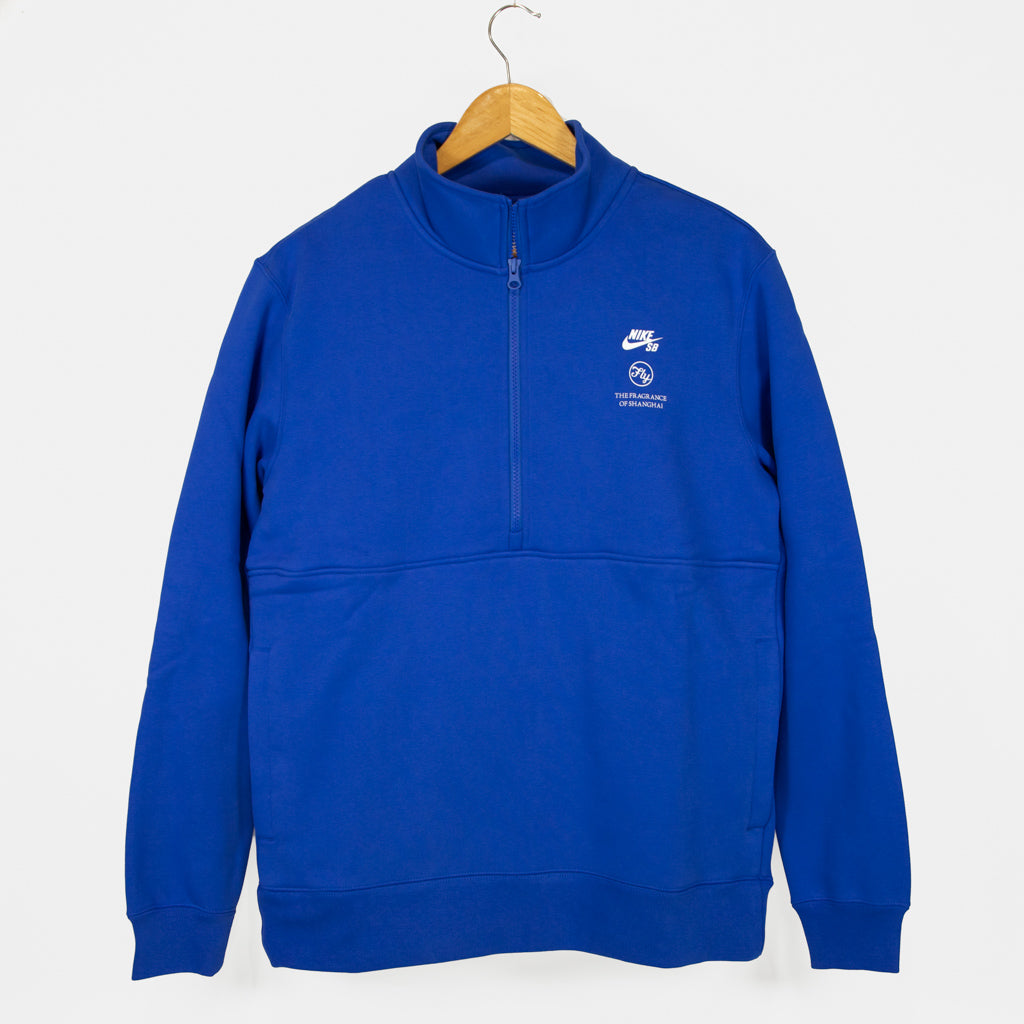 Nike SB Fly Streetwear Half Zip Pullover Sweatshirt