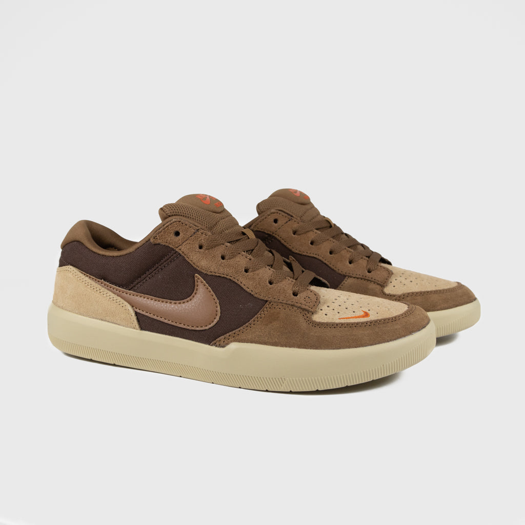 Nike SB Force 58 Shoes Baroque Brown Mosswood Brown