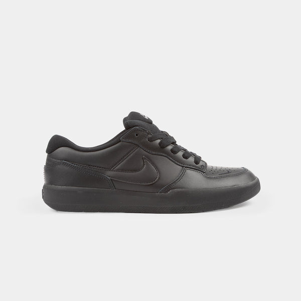 Nike SB - Force 58 Premium Leather Shoes - Black / Black - Black - Black