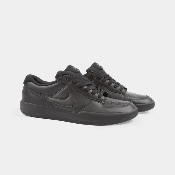 Nike SB - Force 58 Premium Leather Shoes - Black / Black - Black - Black