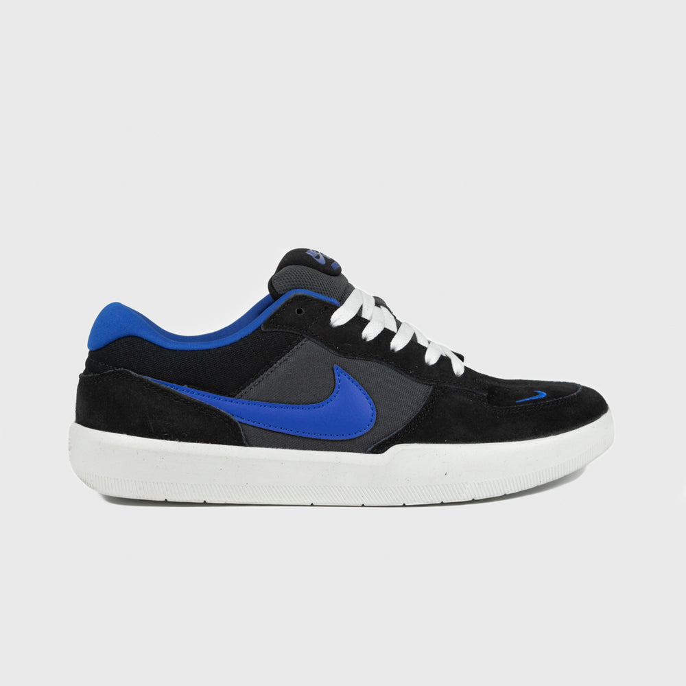 Nike SB Black And Hyper Royal Blue Force 58 Shoes