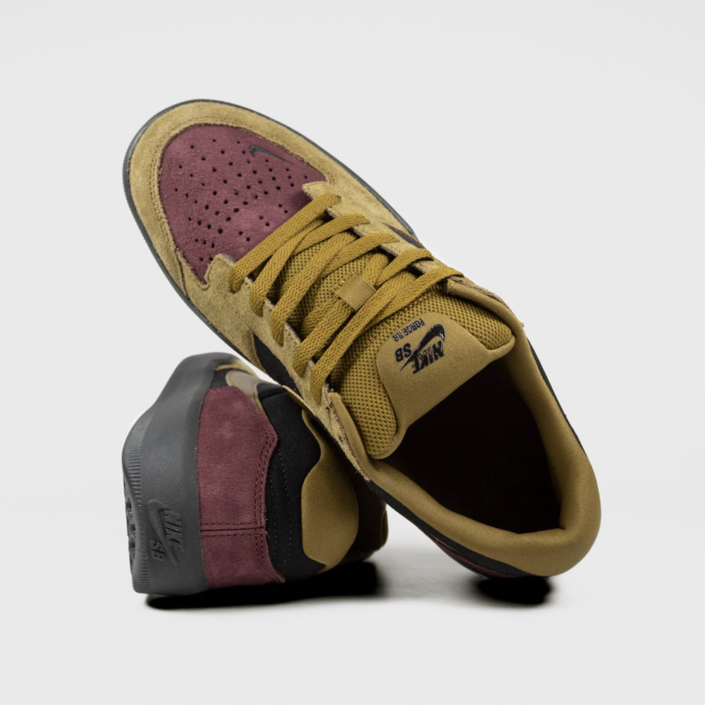 Nike SB Black And Olive Flax Force 58 Shoes