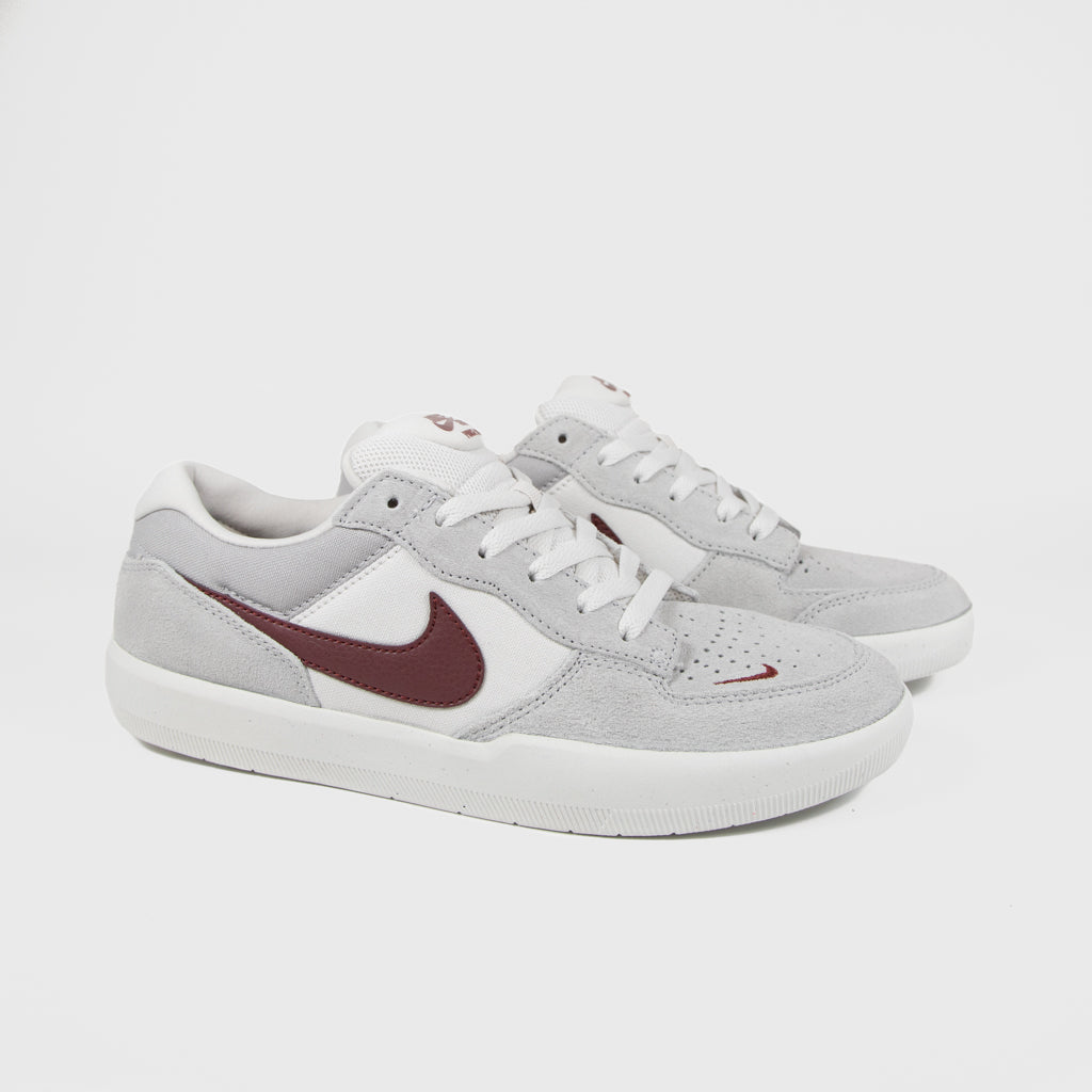 Nike SB Platinum Tint Dark Team Red Force 58 Shoes