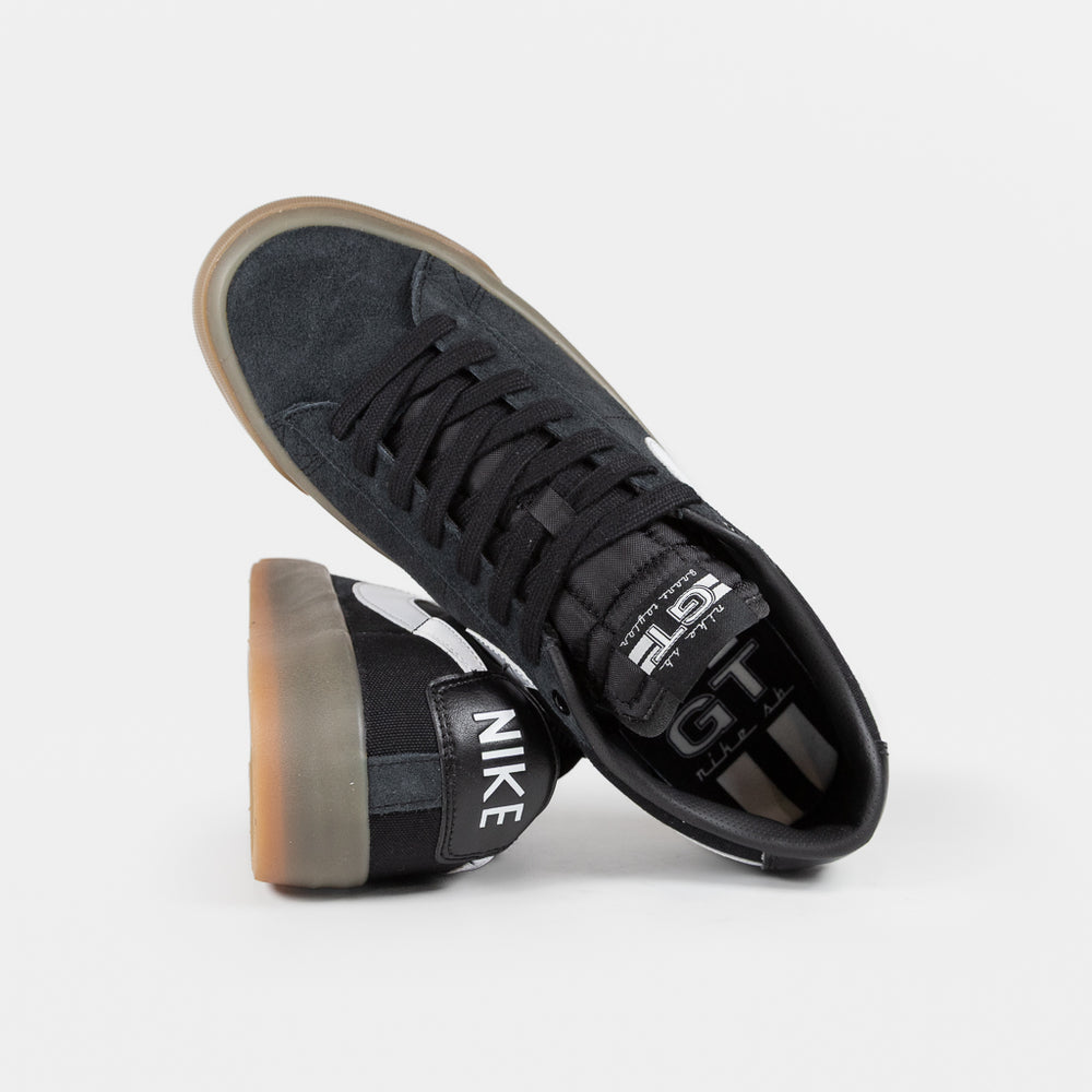 Nike SB Black and Gum GT Blazer Low Shoes