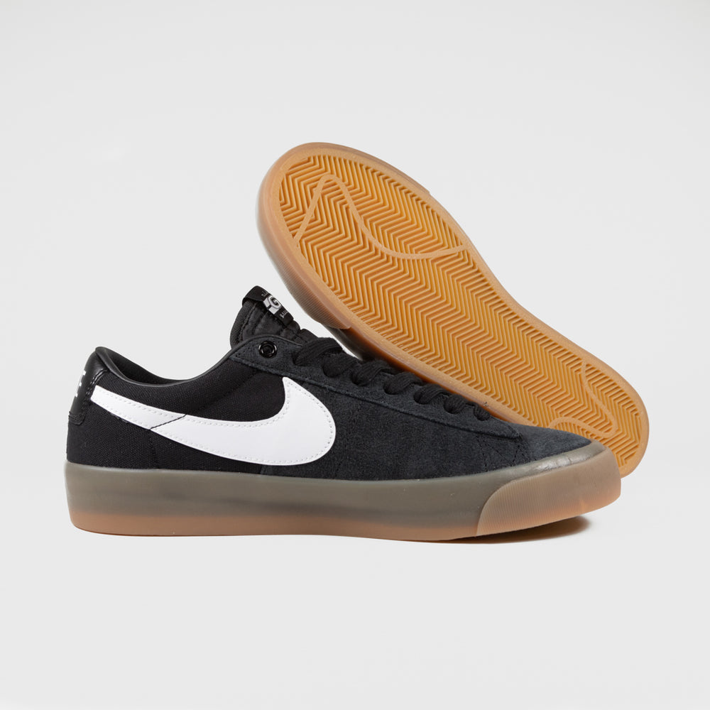 Nike SB Black And Gum GT Blazer Low Shoes