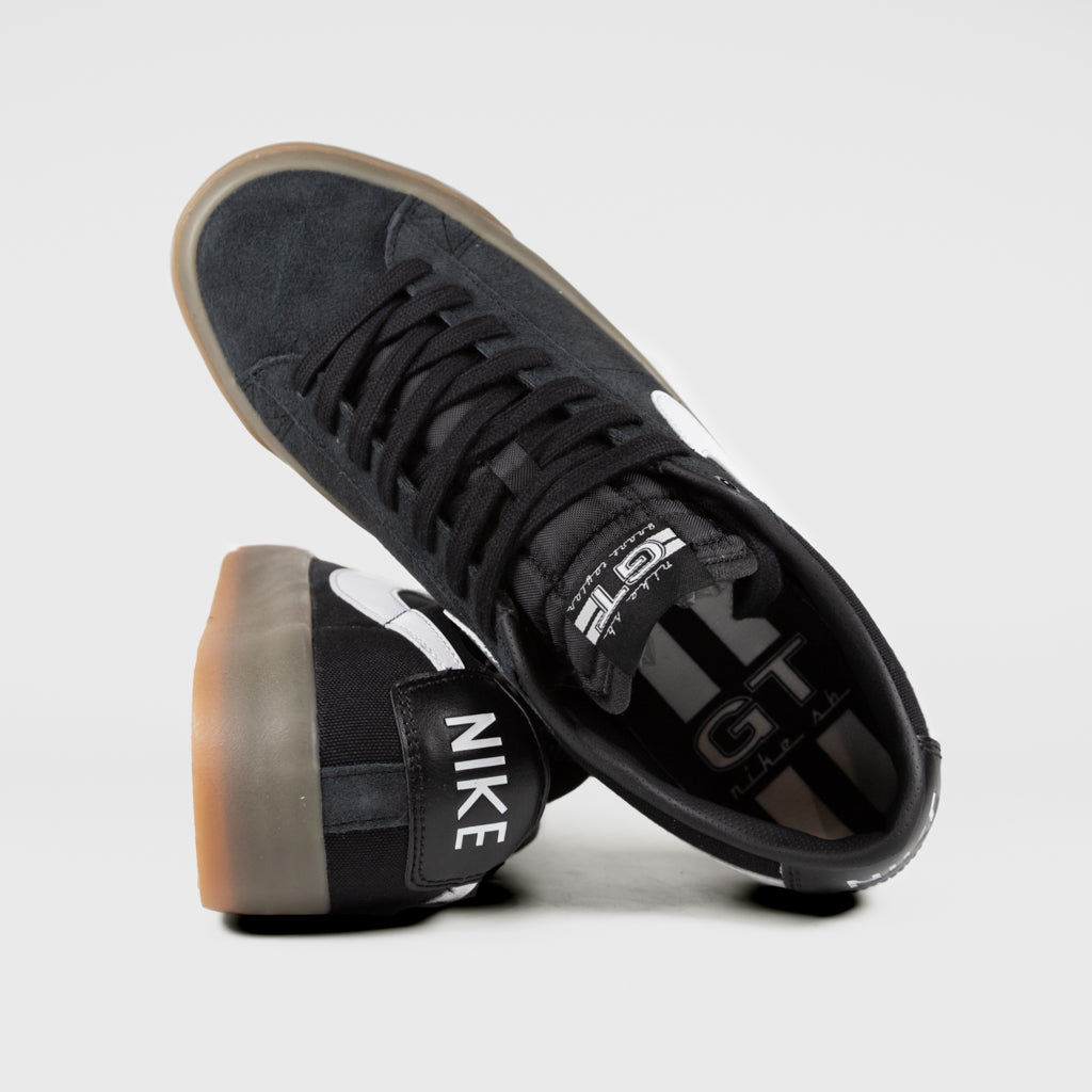 Nike SB Black And Gum GT Blazer Low Shoes