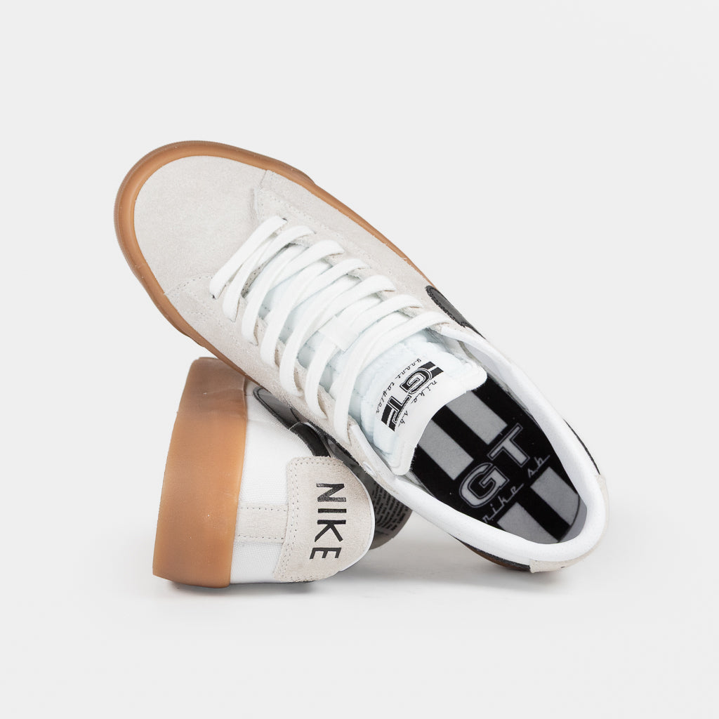 スケートボード NIKE SB ZOOM BLAZER LOW PRO grant taylor Nike SB - Grant Taylor GT Blazer Low Shoes - White / Black / Gum