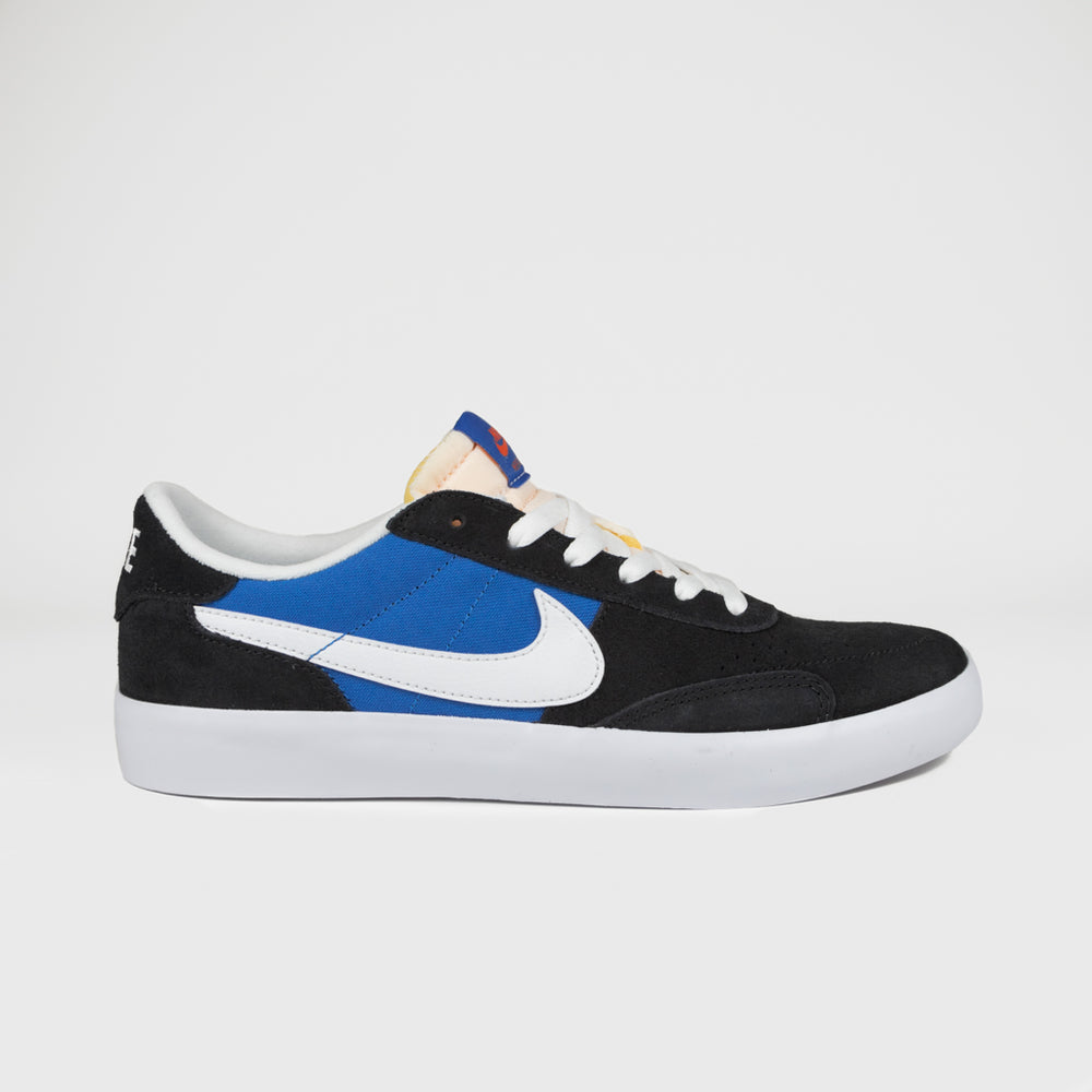 Nike SB Heritage Vulc Shoes Black White Signal Blue UK