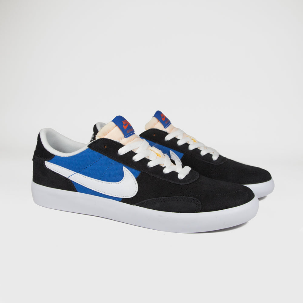 Nike SB Heritage Vulc Shoes Black White Signal Blue