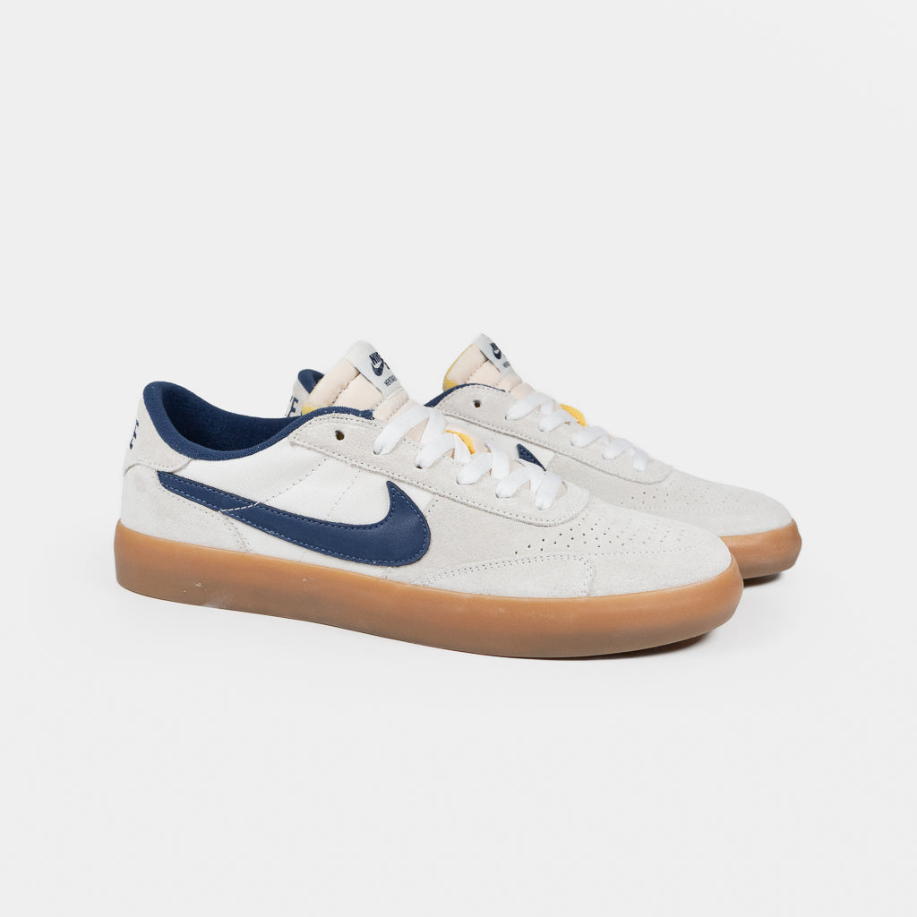 Nike SB White Navy And Gum Heritage Vulc Shoes