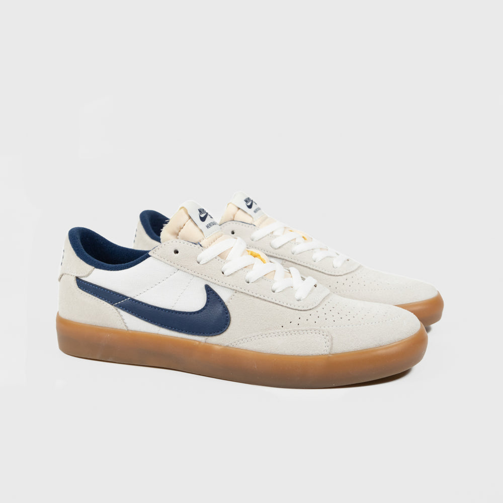 Nike SB Heritage Vulc Shoes Summit White Navy White