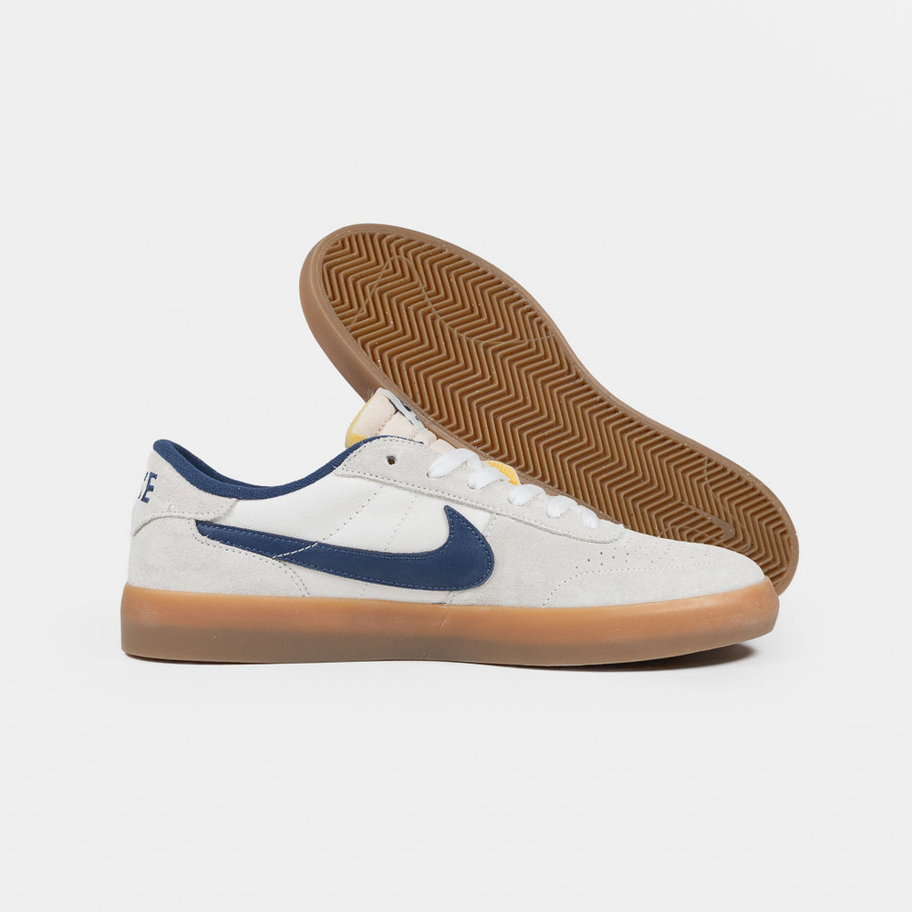 Nike SB White Navy And Gum Heritage Vulc Shoes