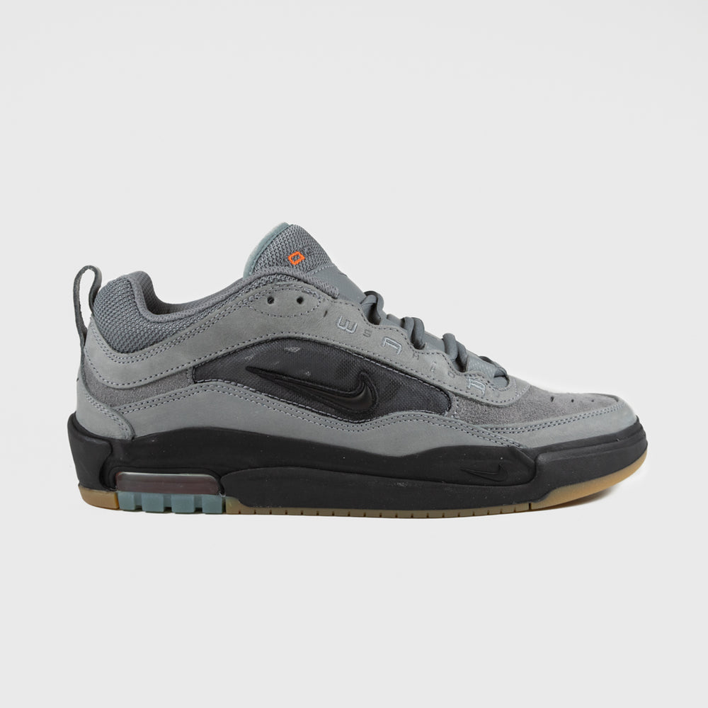 Nike SB - Ishod Wair Air Max Orange Label Shoes - Cool Grey / Black - Cool Grey