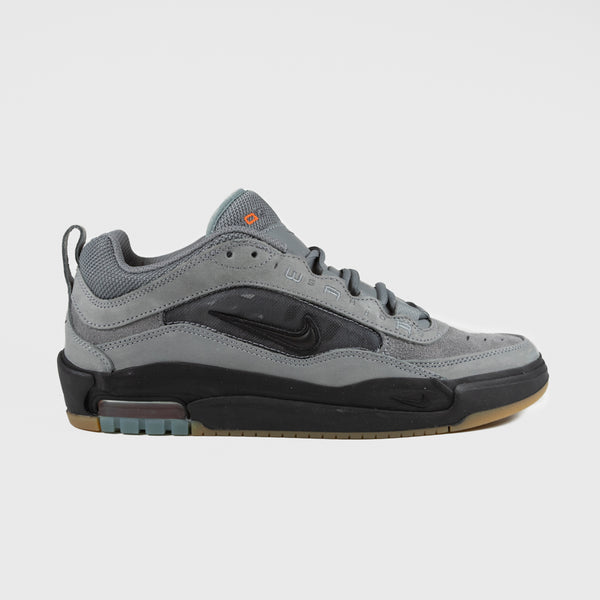 Nike SB - Ishod Wair Air Max Orange Label Shoes - Cool Grey / Black - Cool Grey