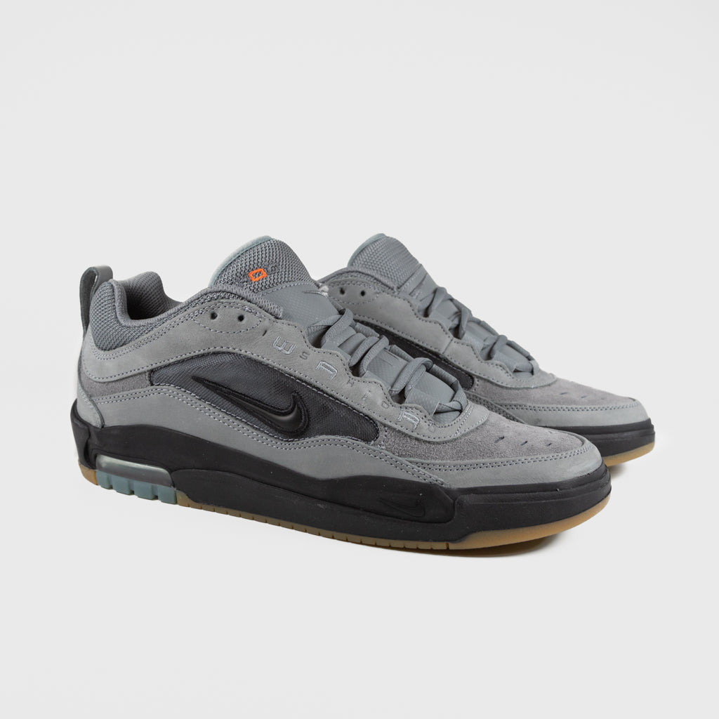 Nike SB - Ishod Wair Air Max Orange Label Shoes - Cool Grey / Black - Cool Grey
