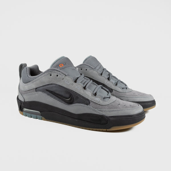 Nike SB - Ishod Wair Air Max Orange Label Shoes - Cool Grey / Black - Cool Grey