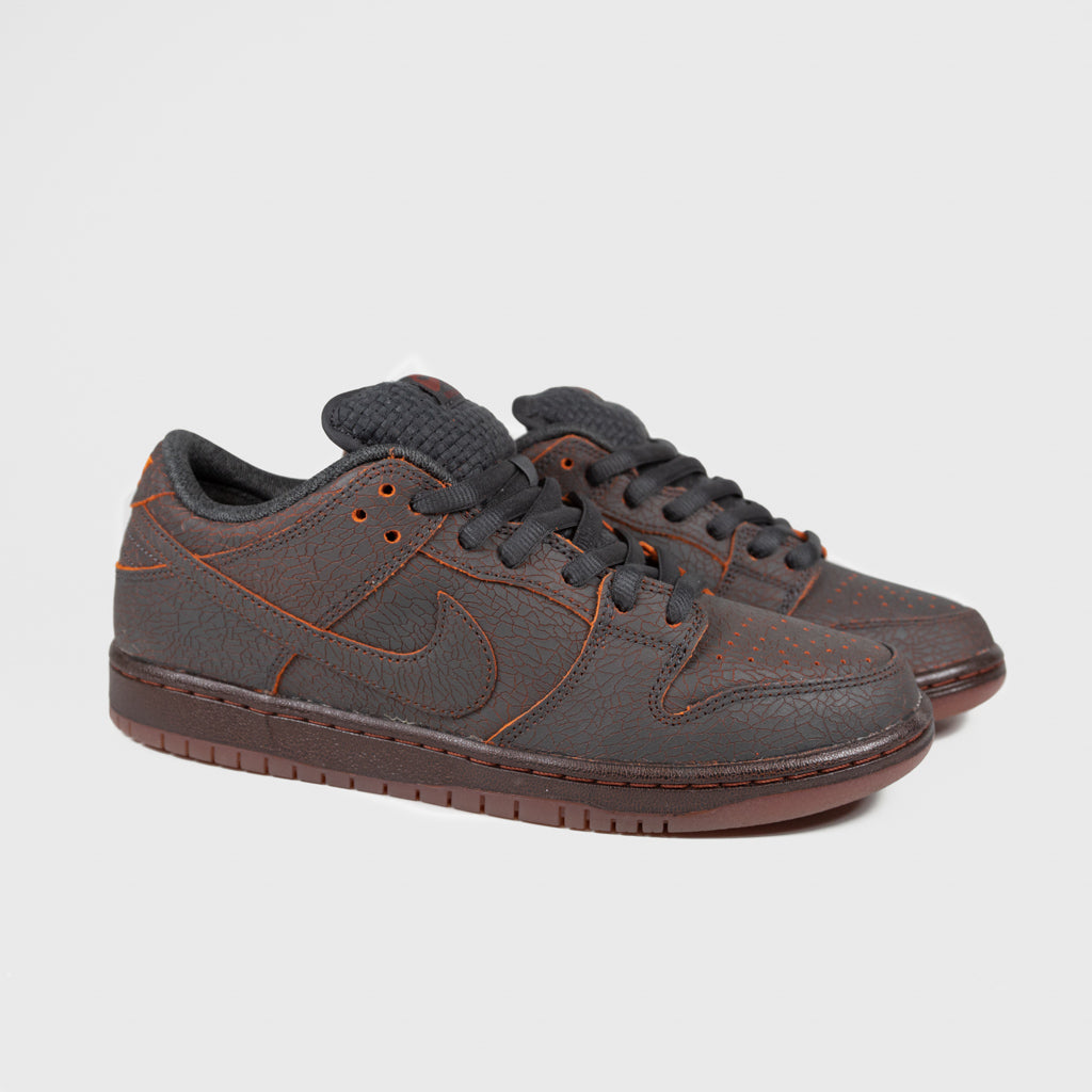 Nike SB Dark Smoke Grey Krampus Dunk Low Pro Shoes