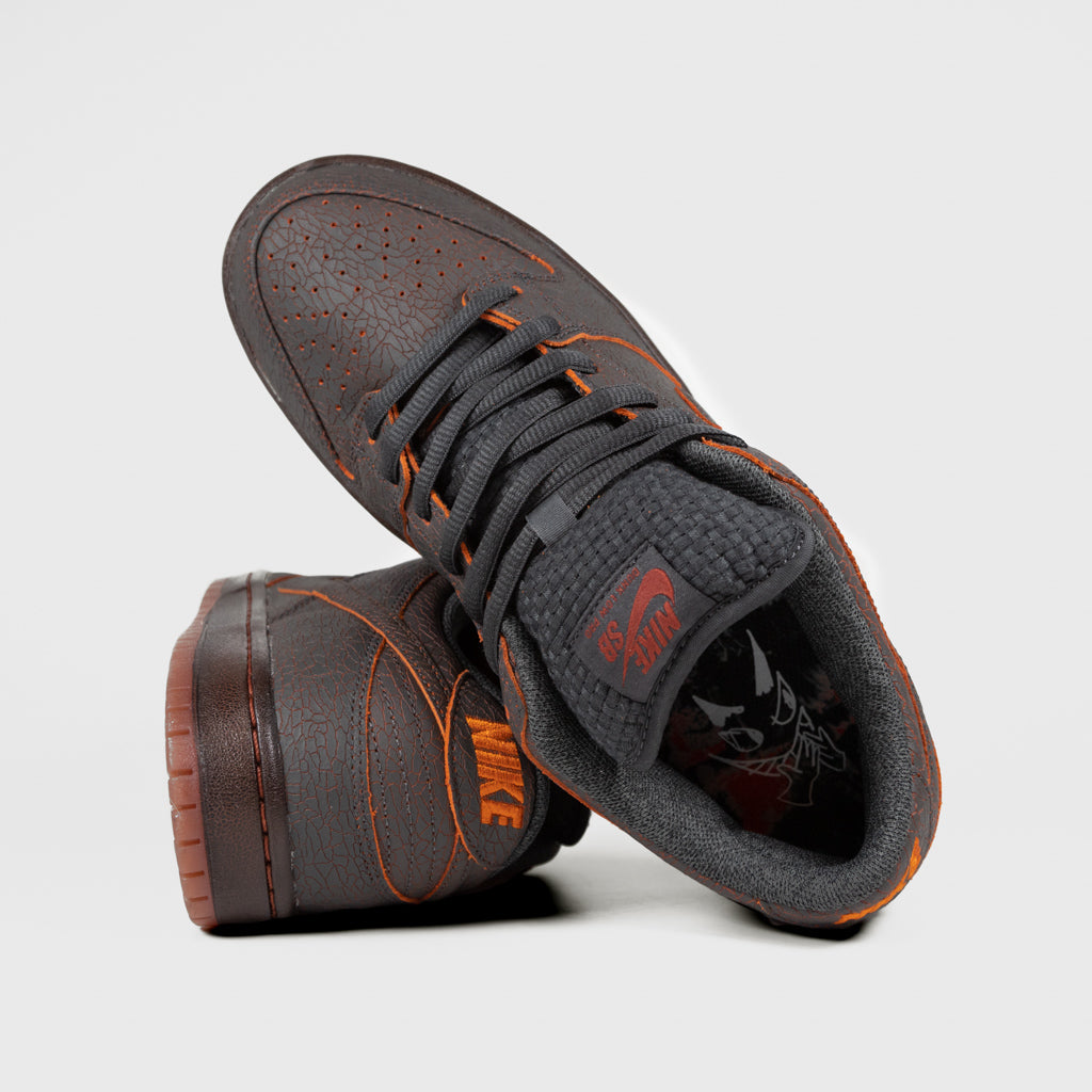 Nike SB Dark Smoke Grey Krampus Dunk Low Pro Shoes