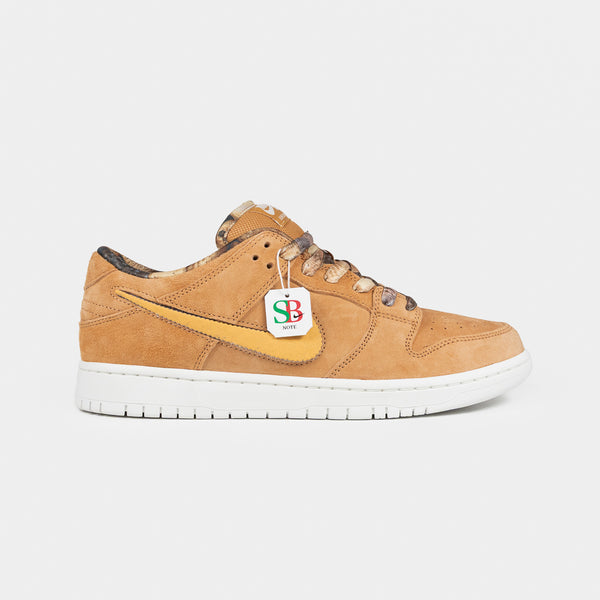 Nike SB - Note Dunk Low Pro Shoes - Flax / Honeycomb / Summit White