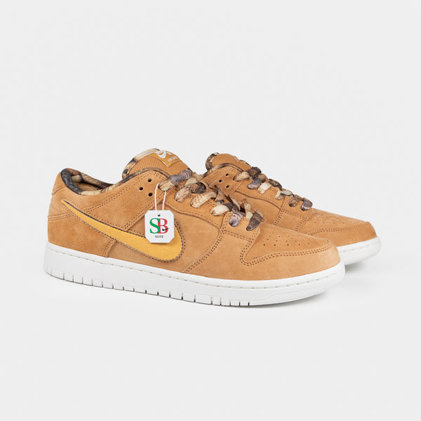 Nike SB - Note Dunk Low Pro Shoes - Flax / Honeycomb / Summit White