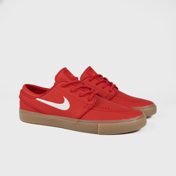 Nike SB - 'Orange Label' Stefan Janoski OG+ Shoes - University Red / White
