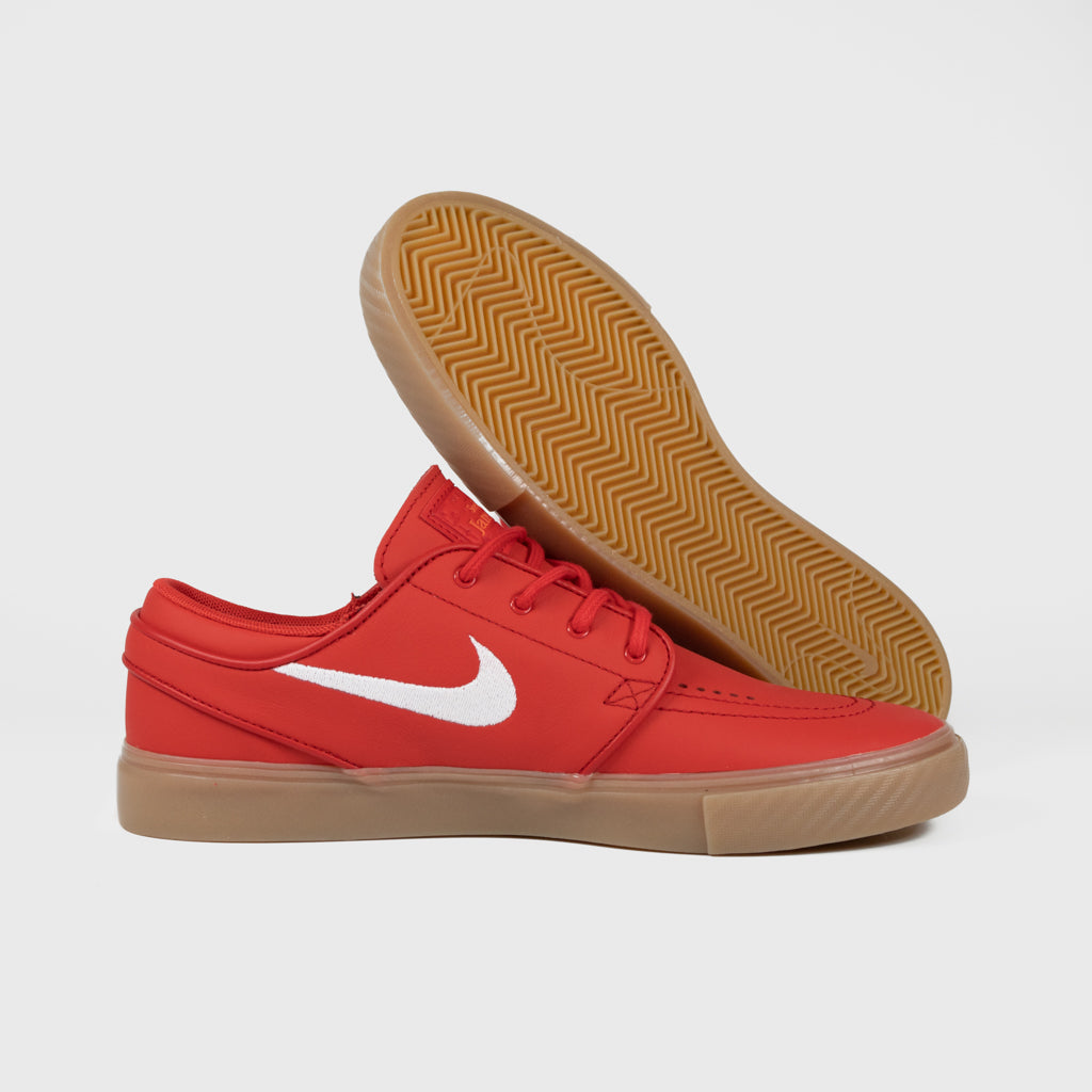 Nike SB Orange Label Red Leather Stefan Janoski OG+ Shoes