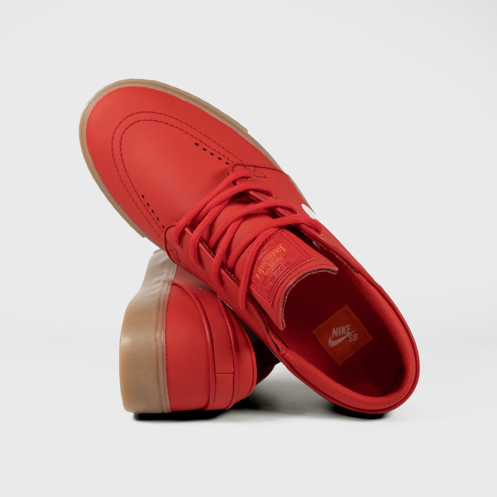 Nike SB Orange Label Red Leather Stefan Janoski OG+ Shoes