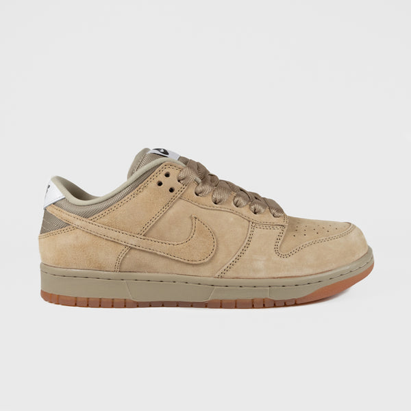 Nike SB - Pro B Dunk Low Shoes - Parachute Beige - Desert Khaki - White