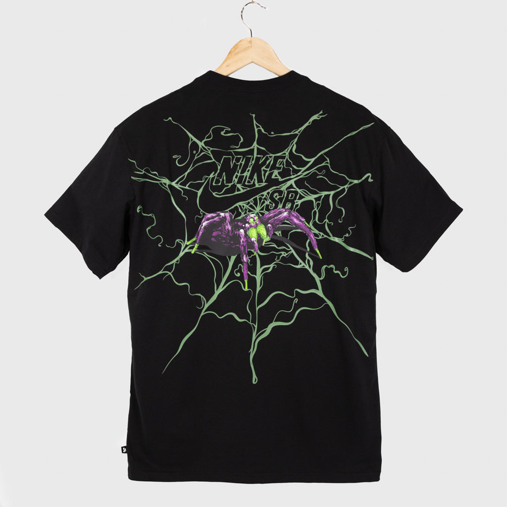 Nike SB Spider T Shirt Black Welcome Skate Store