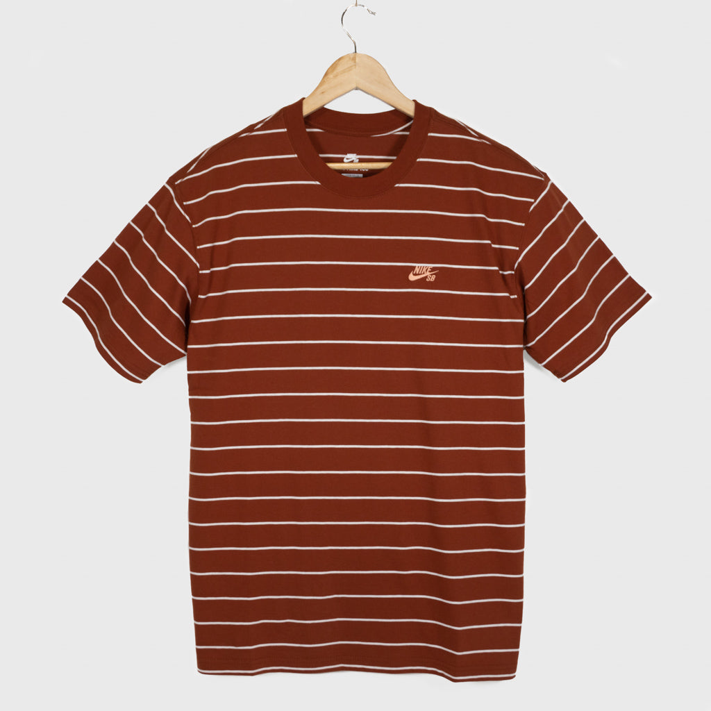 Nike SB Cinnamon Brown Striped T-Shirt