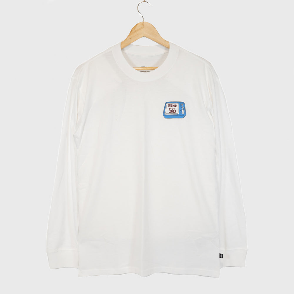 Nike SB TV White Longsleeve T-Shirt