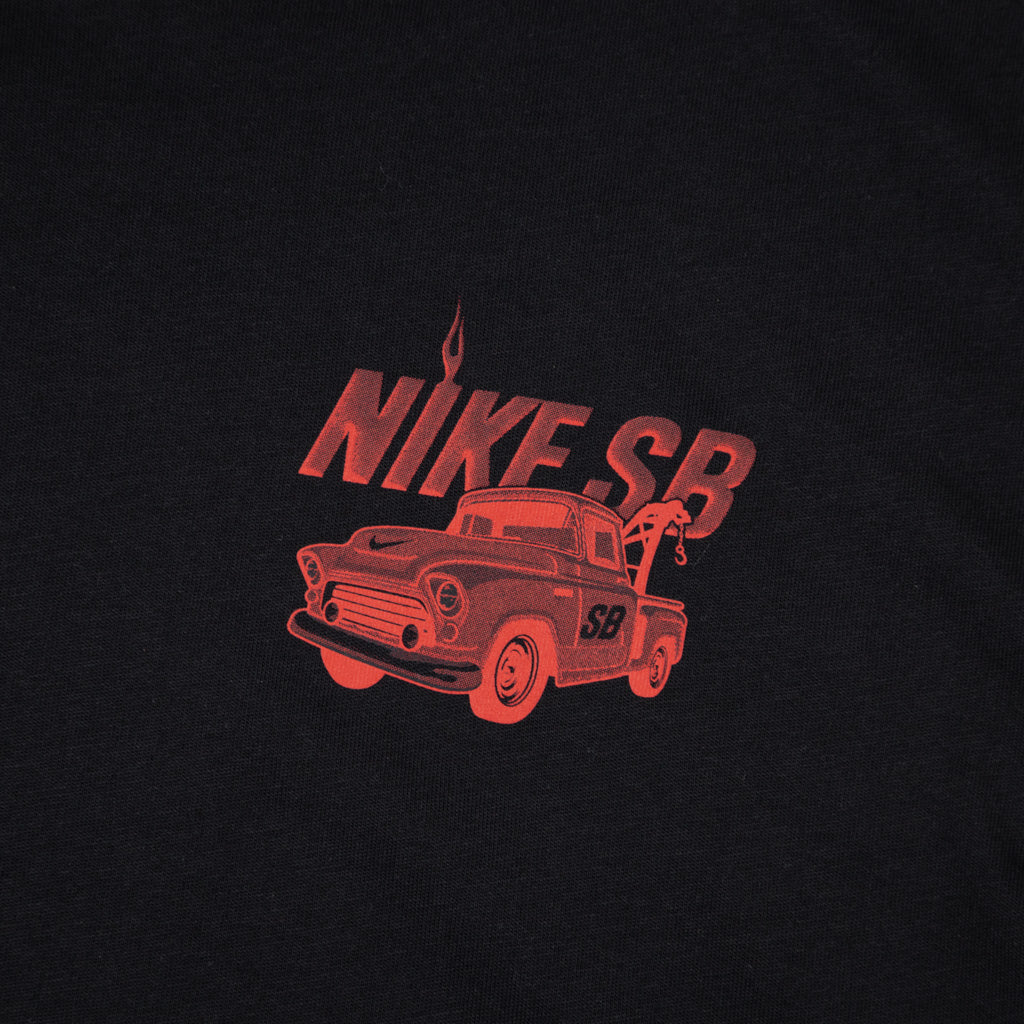 Nike SB Tow Black T-Shirt Front Print