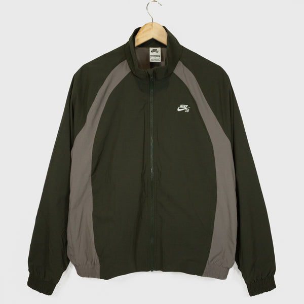 Nike SB - Track Jacket - Sequoia / Cave Stone / White