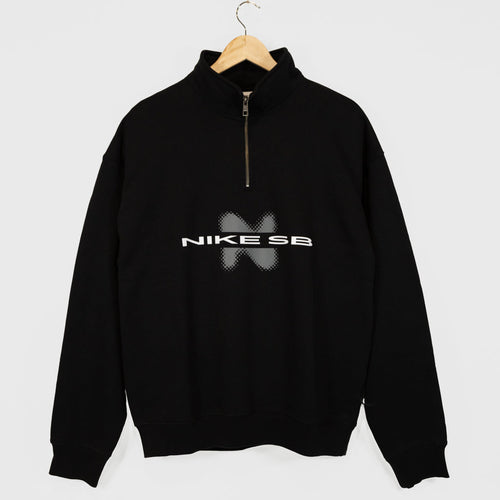 Nike SB Y2K Half Zip Fleece Sweatshirt Black – Welcome Skate Store