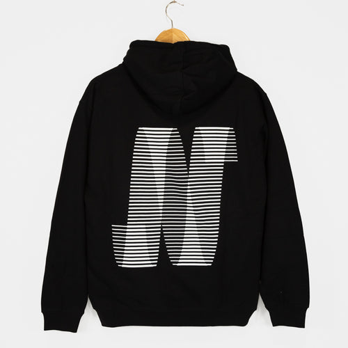 North Skate Mag - N Logo Pullover Hooded Sweatshirt - Black / White