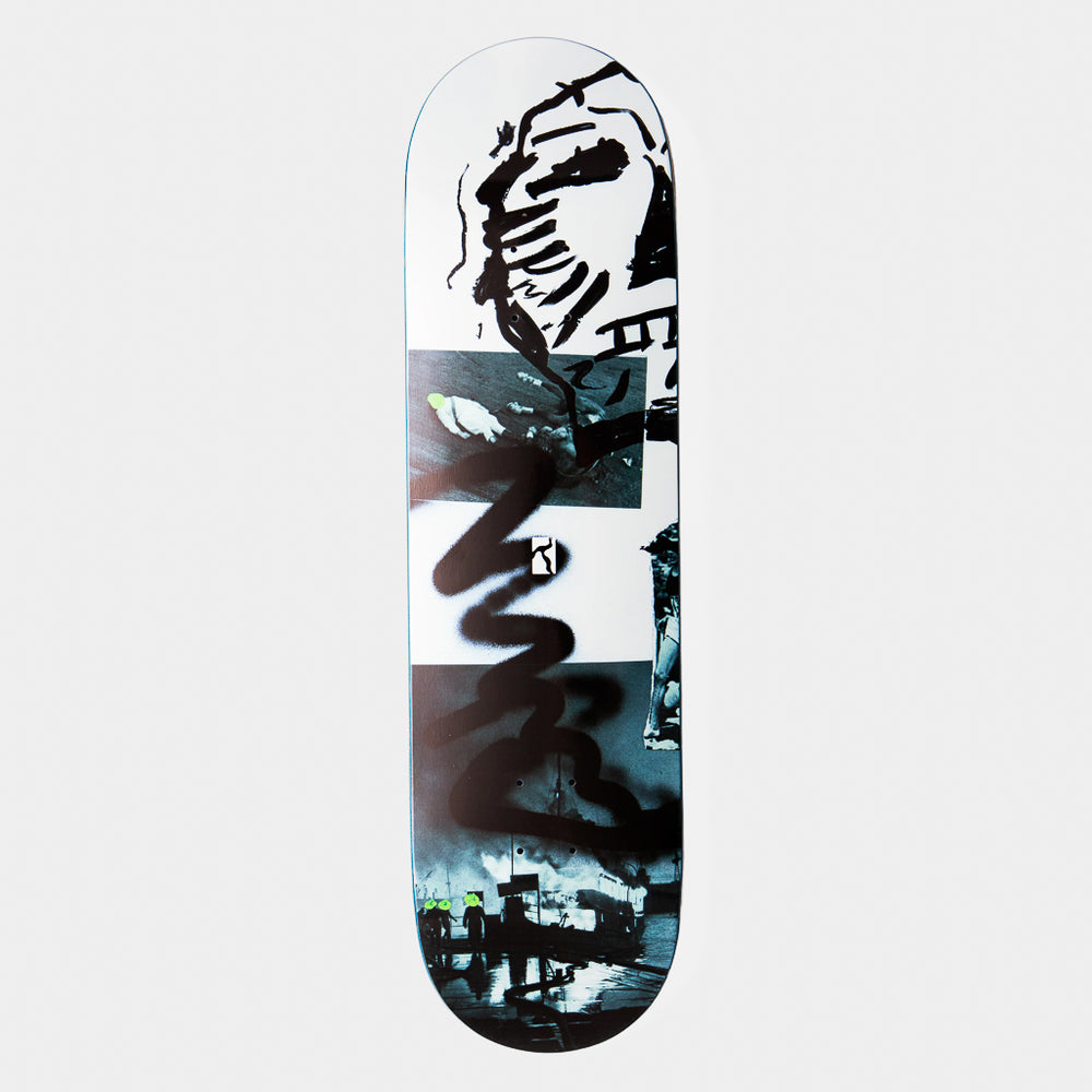 Poetic Collective 8.25" Skull Collage 1 Skateboard Deck