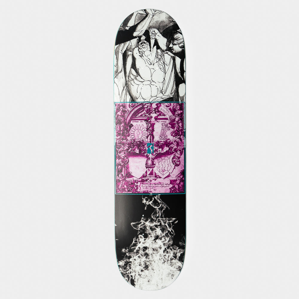 Poetic Collective 8.5" Purple Square Skateboard Deck