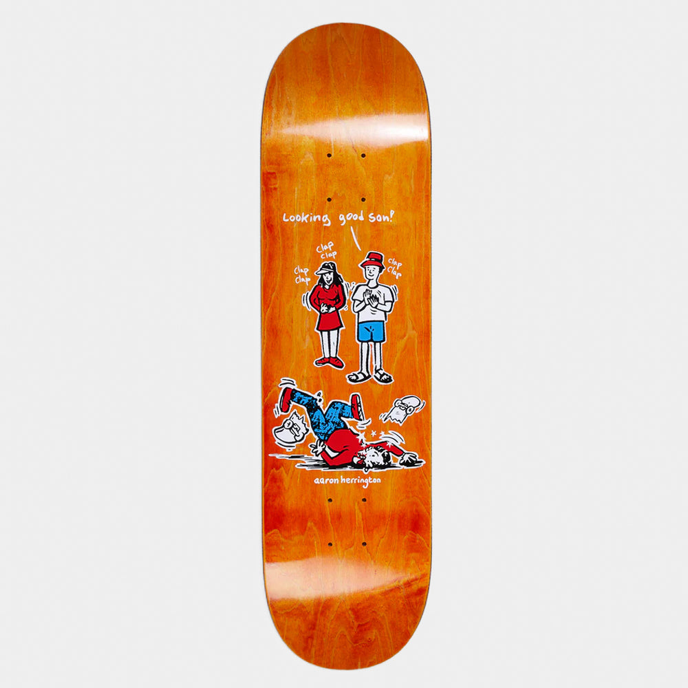 Polar Skate Co. - 8.25" Aaron Herrington Looking Good Son Skateboard Deck - Various Stains