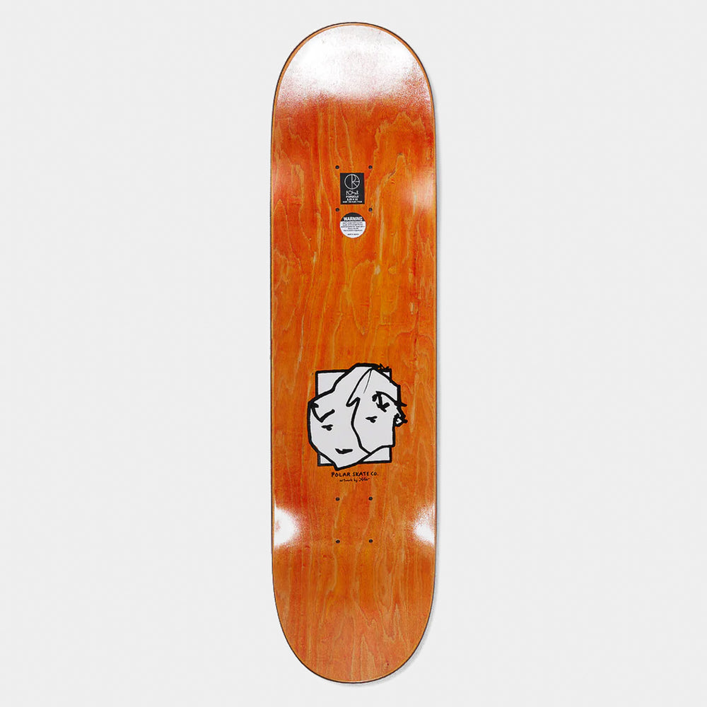 Polar Skate Co. - 8.25" Aaron Herrington Twisted Skateboard Deck - White