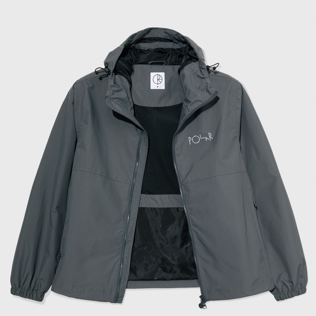 Polar Skate Co. - Coach Hooded Zip Jacket - Graphite – Welcome