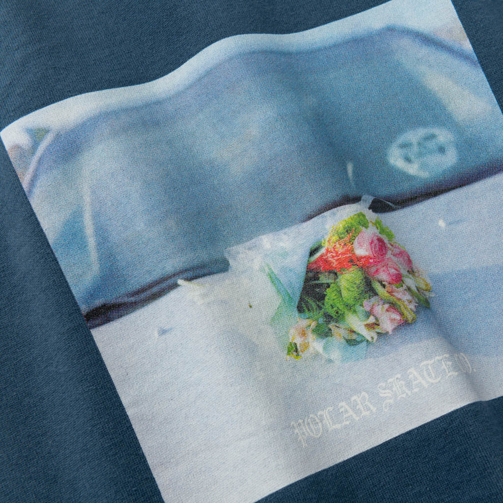 Polar Skate Co. - Dead Flowers T-Shirt - Grey Blue – Welcome