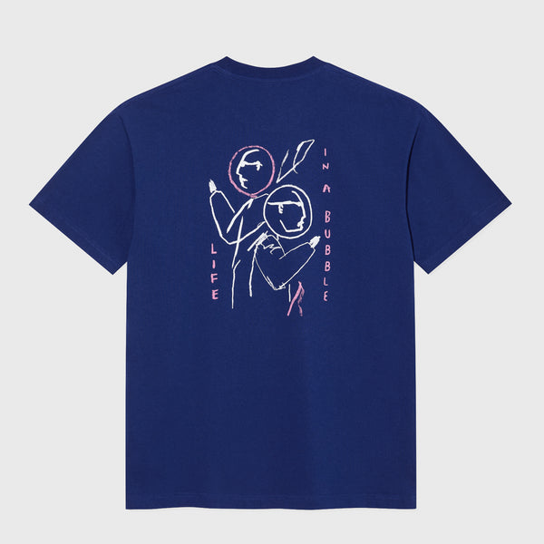 Polar Skate Co. - Life In A Bubble T-Shirt - Deep Royal Blue