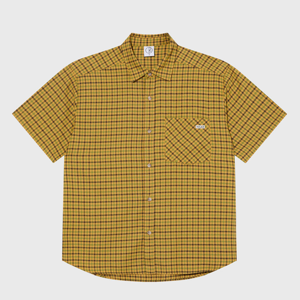 Polar Skate Co. - Mitchell Short Sleeve Shirt - Yellow – Welcome