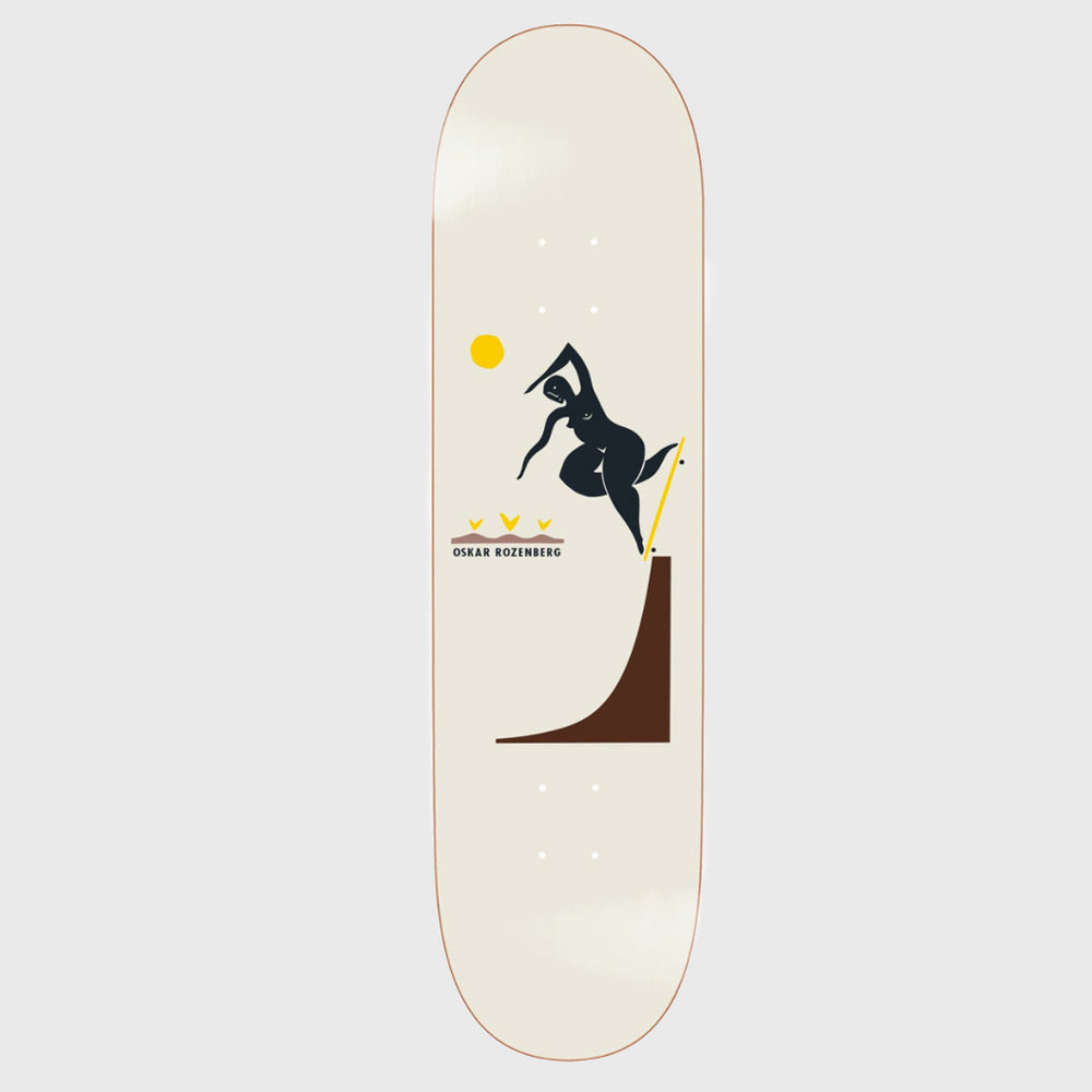 Polar Skate Co. Oskar Rozenberg BS Noseblunt Cream Skateboard Deck