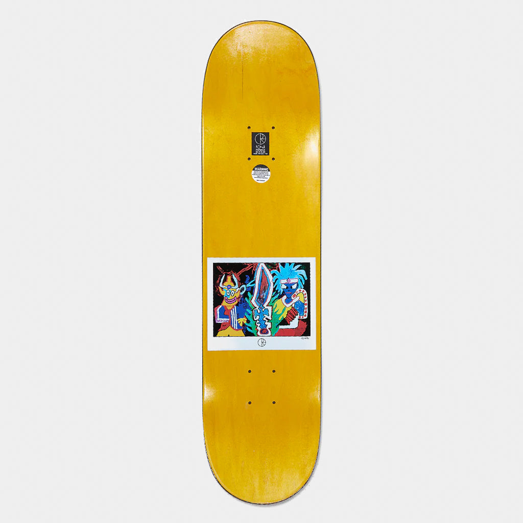 Polar Skate Co. - 8.0" Oskar Rozenberg Tribal Chief Skateboard Deck - Blue
