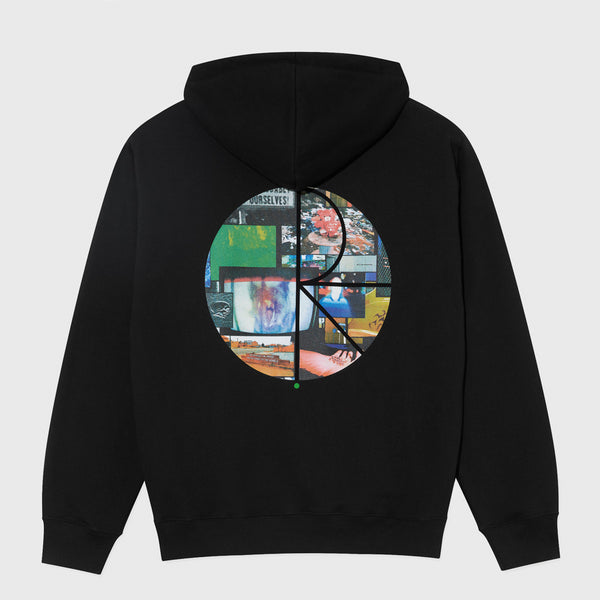 Polar Skate Co. - Ourselves Collage Dave Pullover Hooded Sweatshirt - Black