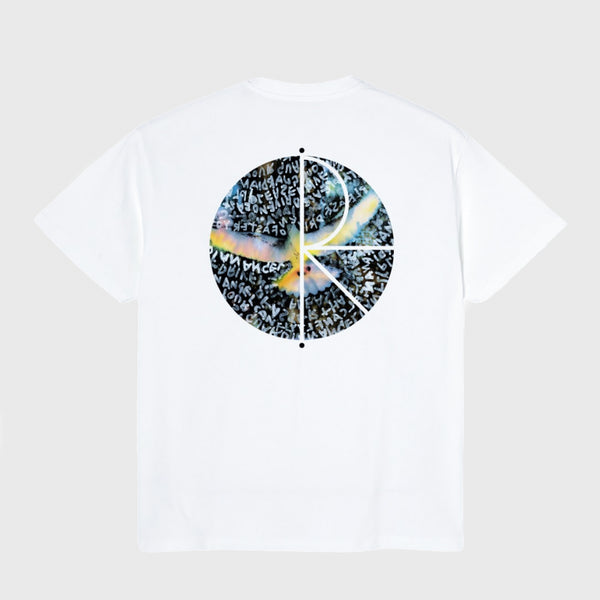 Polar Skate Co. - Searching For Peace Fill Logo T-Shirt - White