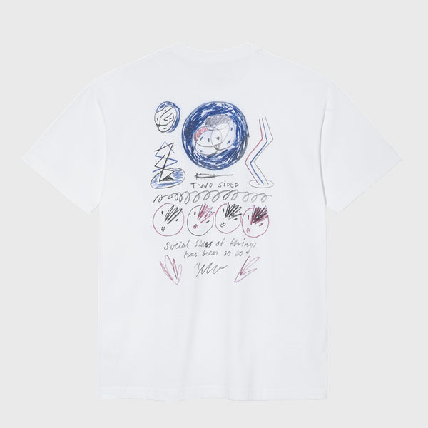 Polar Skate Co. - Social Side T-Shirt - White