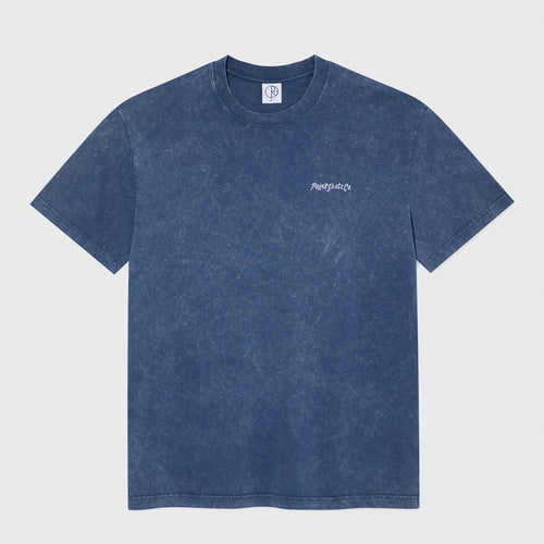Polar Skate Co. - Surf Logo Acid T-Shirt - Blue